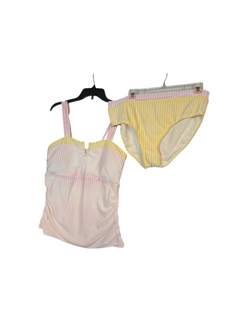 Seersucker Tankini Crown & Ivy Size XL